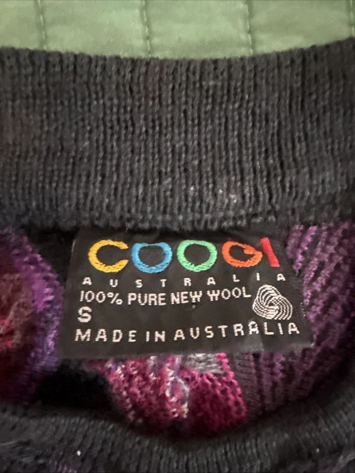 COOGI Vintage 3D Knit Wool Multicolor Size S Vintage Made in Australia - Image 3 of 4