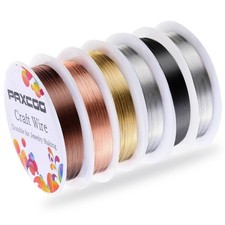 6 Pack Jewelry Beading Wire For Jewelry Making Supplies And Craft 24 Gauge