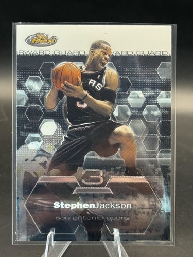 2002 Finest Stephen Jackson #57 card
