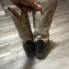 Dan Post DP2805 Men's Western Boots Size 9 Black Leather Rubber Sole — photo 3
