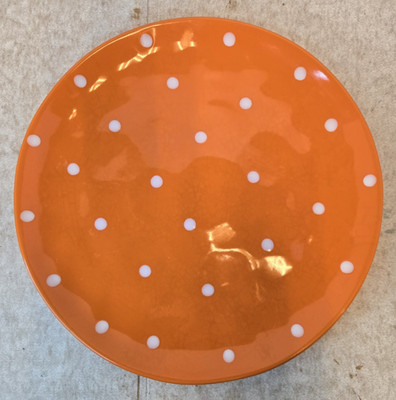 Orange Maxwell & Williams Sprinkle 11'' Dinner Plate Stoneware Discontinued