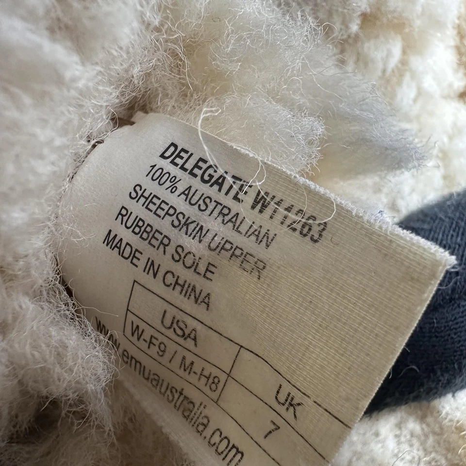 Botas delegadas EMU Australia para mujer talla 9 piel de oveja forradas de piel cálidas Foto 3 de 4