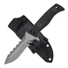 9.5" High Quality Fixed Blade Tactical Knife 4.25" D2 Steel Blade G10 Handle