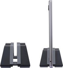 Adjustable Vertical Laptop Stand - Aluminum, Universal Fit for All Laptops 10-3