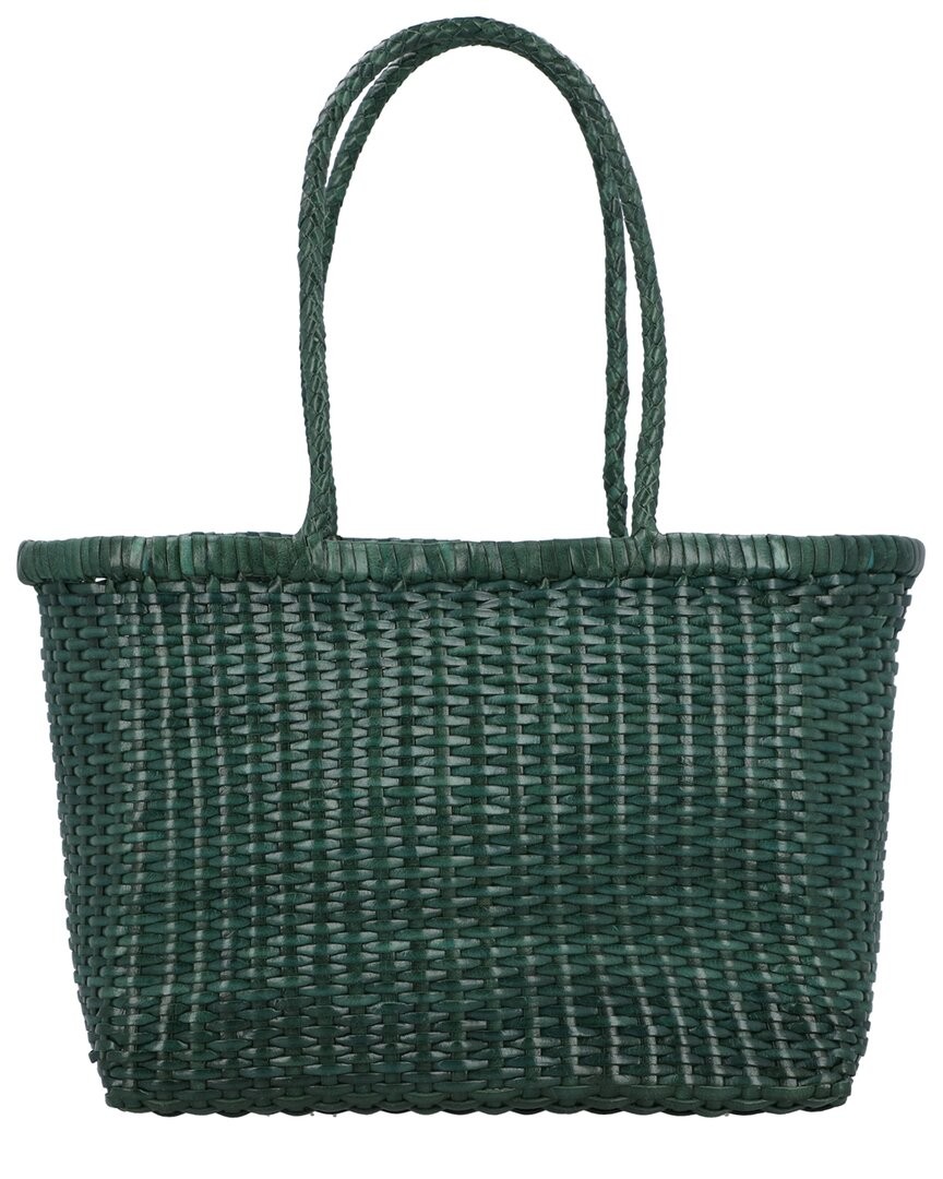 Dragon Diffusion B Weave Small Leather Shoulder Bag Women's