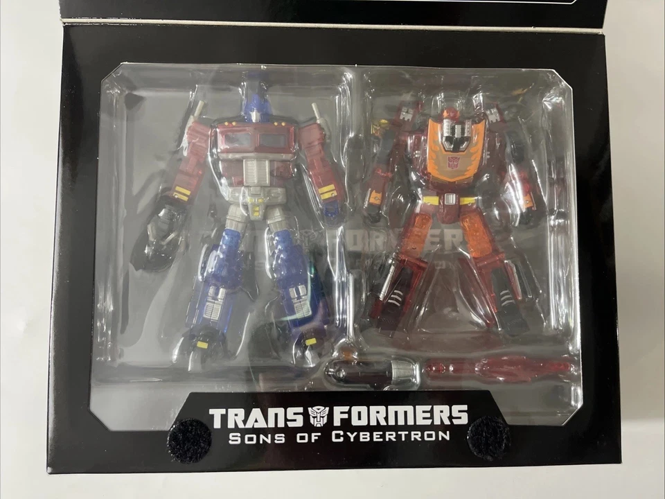 Sons of Cybertron Optimus Prime Hot Rodimus Set Transformers Henkei Classics NEW - Image 4 of 4