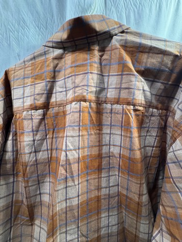 Alexander Julian Colours Mens Shirt 3XL Long Sleeve Plaid Cotton Blend - Picture 10 of 10