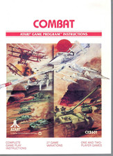 Atarti 2600 Combat Game  Instructions for Manual Only