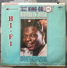 Nat King Cole Ramblin Rose   Record Album Vinyl LP
