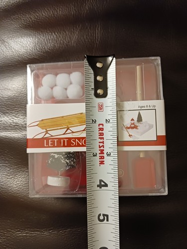 Christmas Village Accessories Let It Snow Mini Set, New - Picture 9 of 9