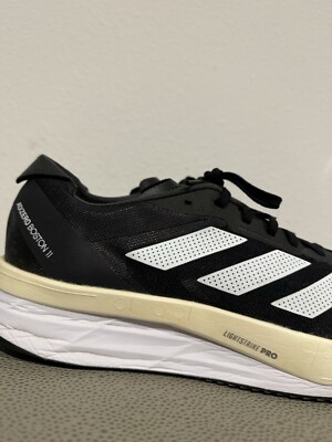 NWT adidas Adizero Boston 12 Men’s Sneaker Size 11 Black/White/Carbon adidas Adizero Boston 12 Running Sneakers - Black | Free  main image 4