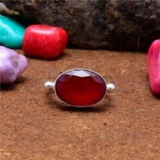 Beauty Mozambique Garnet Gemstone 925 Sterling Silver Handmade Ring All Size