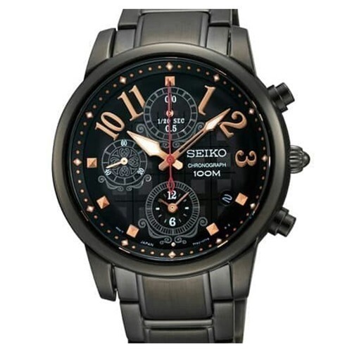 Men Watch NEW Seiko SNDX85P1 Chronograph 100M Quartz