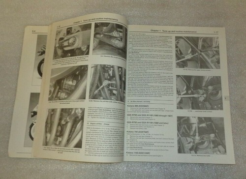 1985 - 1995 SUZUKI GSX-R750 / GSX-R1100 FOURS HAYNES OWNERS WORKSHOP MANUAL - Picture 6 of 12