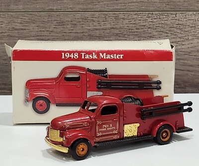1999 READER'S DIGEST 1948 TASK MASTER Fire Truck In Original Box