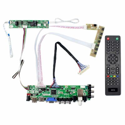 HD VGA AV USB DTV LCD Controller Board For MT215DW01 V1 V3 MT230DW01 V1 LCD