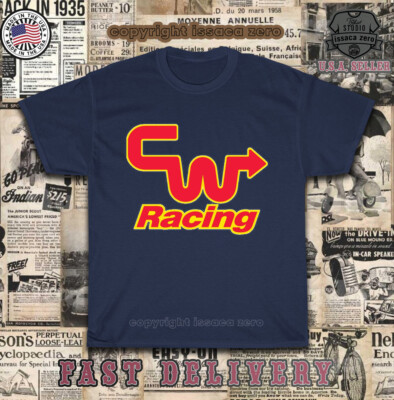 New Hot Tees CW Racing BMX Freestyle Logo Men's T-Shirt American Tees