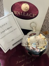  2003 WALLACE SILVER PLATE SLEIGH BELL