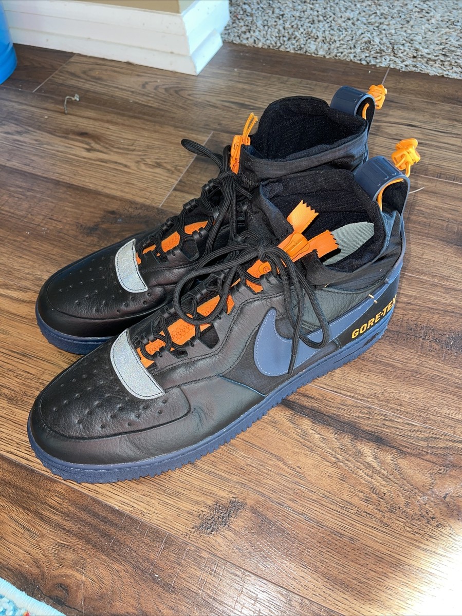 Nike Air Force 1 High WTR x Gore-Tex Black 2019 CQ7211-001 Size 15