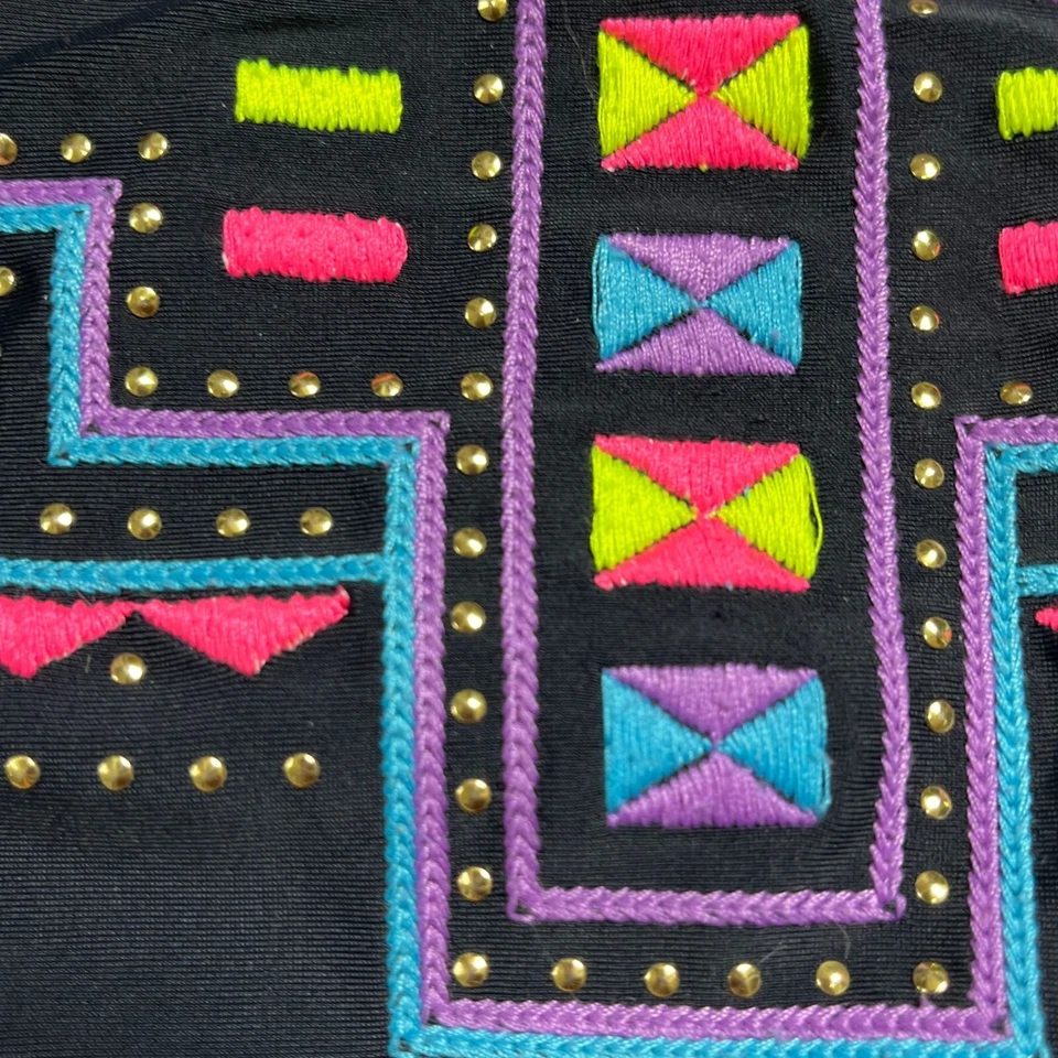 Traje de baño Circo mediano bikini boho forrado negro para niña Foto 3 de 4