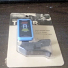 D'Addario / Planet Waves PW-CT-17BU Eclipse Headstock Guitar & Bass Tuner Blue