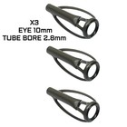 FUJI BCMGOT UNIVERSAL TIP TOP EYE GUIDE DARK GREY - CHOOSE SIZES - ROD BUILDING