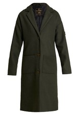 New Element Bonnie Woolen Woen's Long Coat Military Size Small Rwhd-4