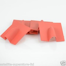 4 x Brick Burst Blast Cover Plate Terracotta for Cable Wall Entry / Roman Nose