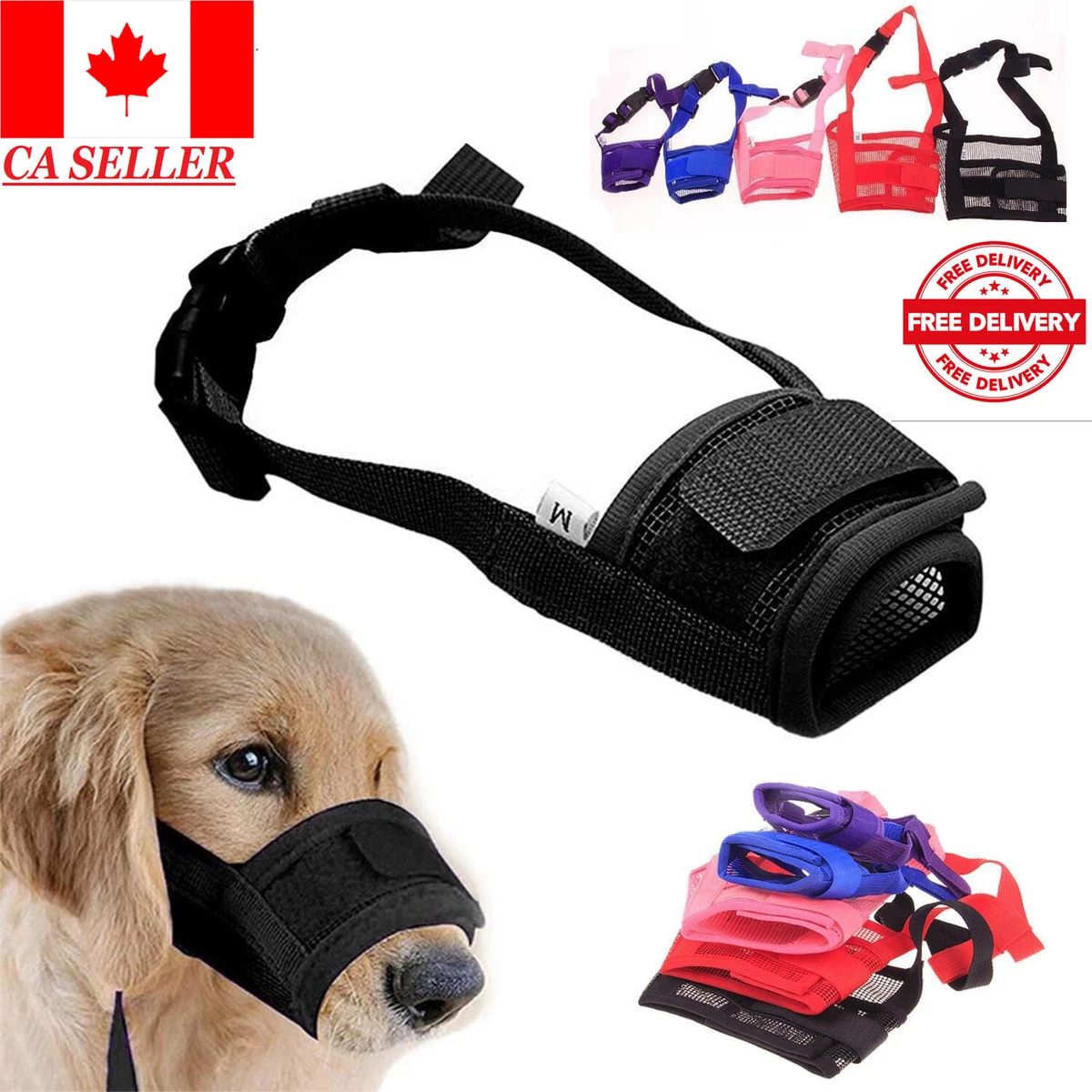 Muzzle to top stop barking