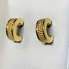 Napier Gold Tone Stud Earrings #443