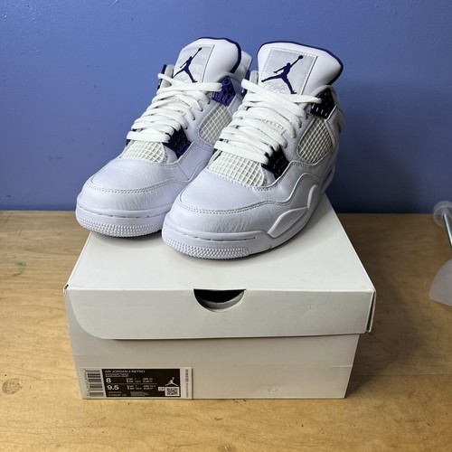 jordan 4 metallic purple size 8