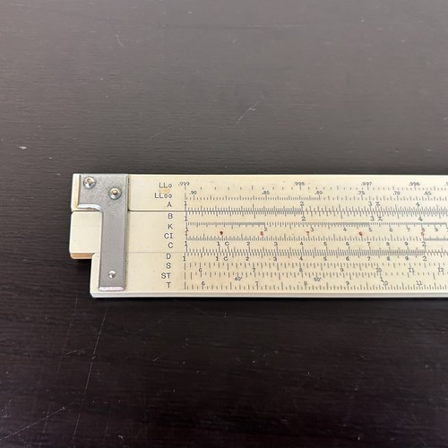 Relay Hemmi Vintage Slide Ruler #150 With Case - Picture 8 of 13
