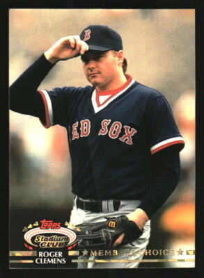 1992 Stadium Club   MC #593 Roger Clemens