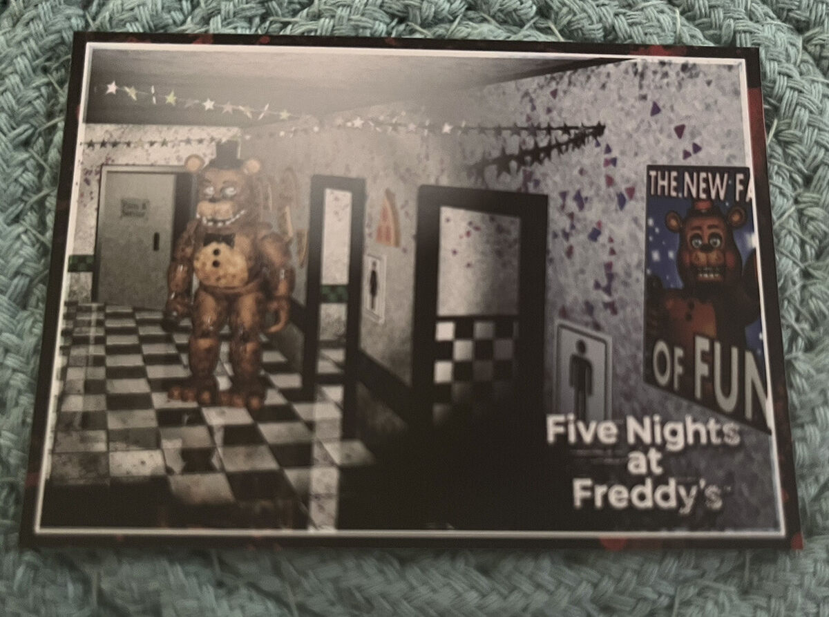 97 GOLDEN FREDDY HALLWAY CAMERA 2016 FNAF Five Nights at Freddy's card