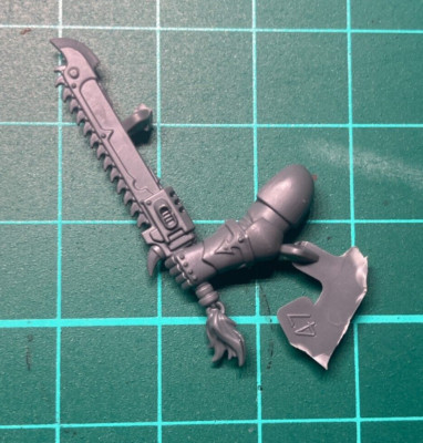 Night Lords Chainsword BITS - 40k Kill Team Nemesis Claw Chaos Space Marines