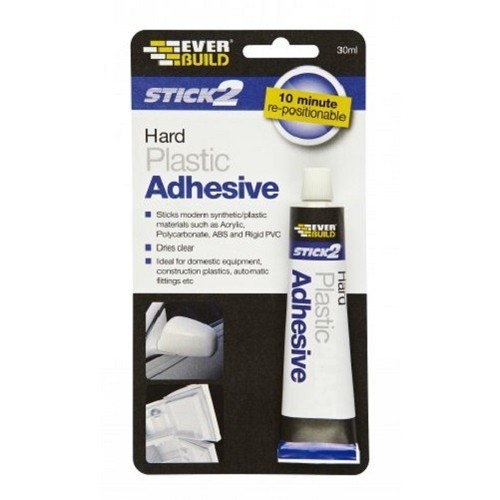 everbuild hard plastic adhesive