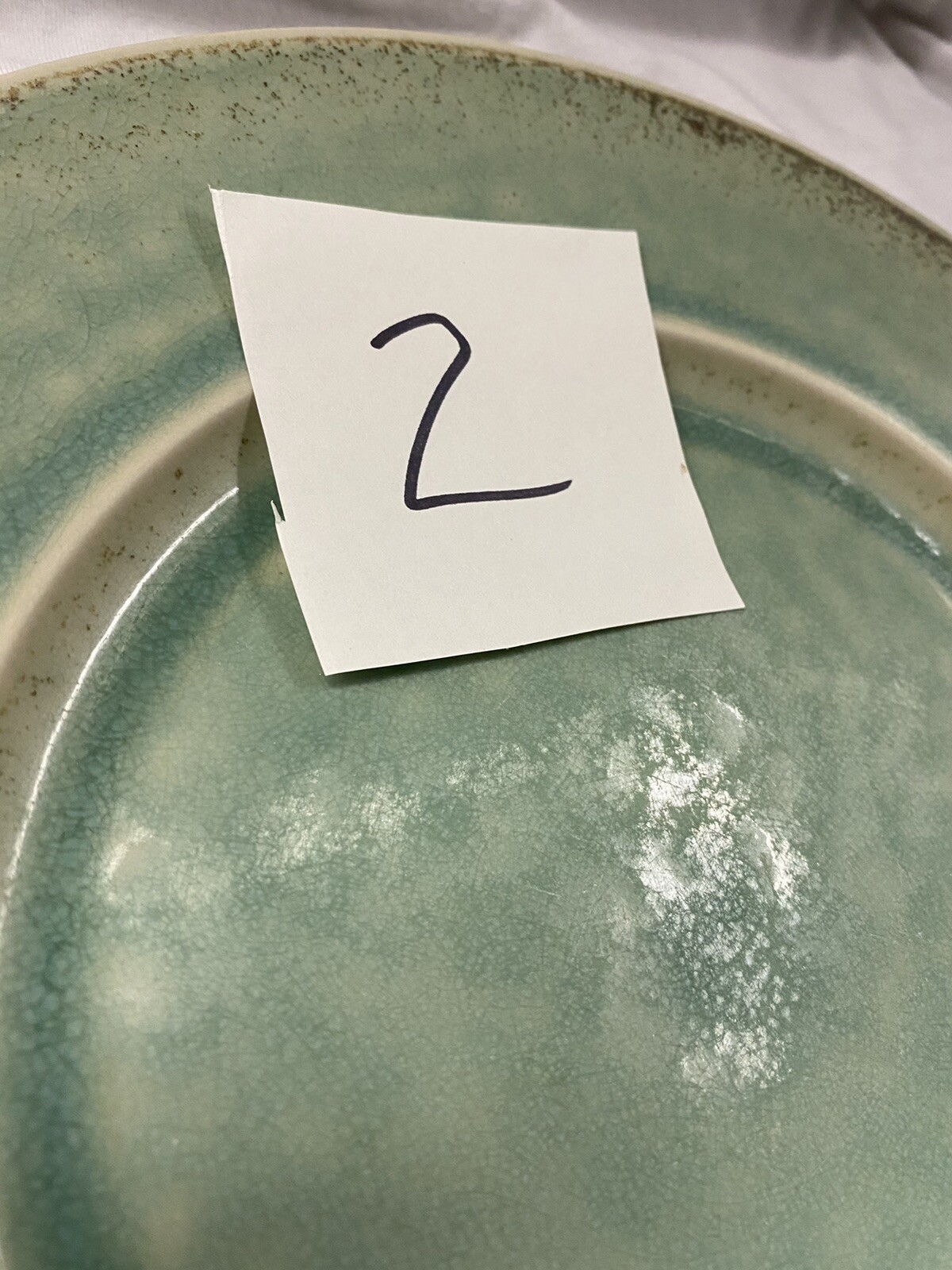 JARS made in france Jade Green Basique Dinner Plate 10.25" Vintage eBay