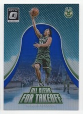 2017-18 Donruss Optic All Clear for Takeoff MALCOLM BROGDON Blue Prizm /49-Bucks