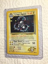 LT. SURGE'S MAGNETON - 8/132 Gym Heroes - Holo Pokemon Card - EXC/NEAR MINT on eBay
