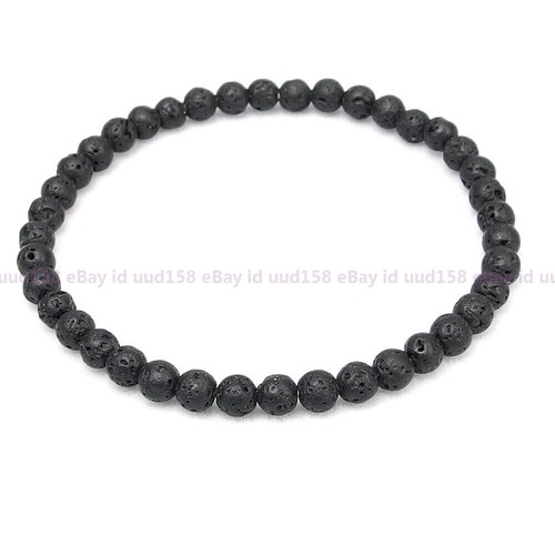 Stretchy 4mm Beads Bracelets Natural Gemstone Crystal Healing Reiki Amulet - Picture 77 of 94