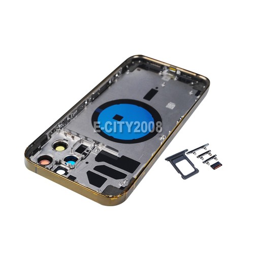 Back Glass Housing Frame Replacement For Apple iPhone 12 Pro Max - 第 26/31 張圖片