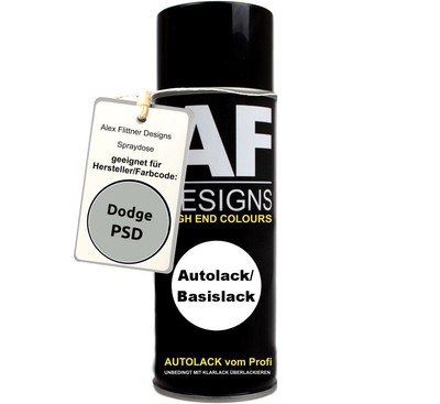 Für Dodge PSD Light Silver Pearl Metallic Spraydose Basislack Sprühdose 400ml