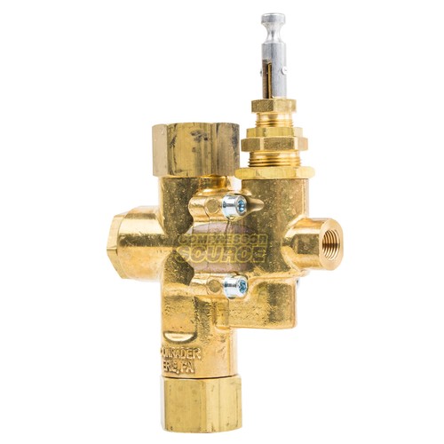 Gas Air Pilot Compressor Unloader Check Valve Combo 140 - 175 PSI 1/2" Female - Picture 2 of 6