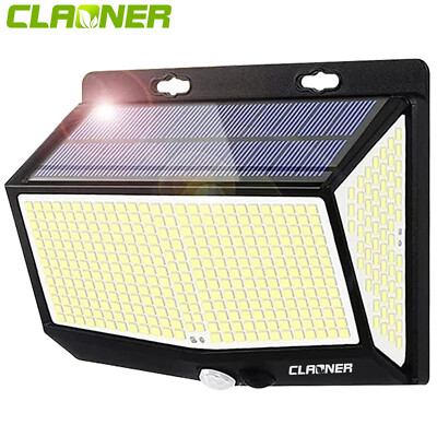 Outdoor 5W Aluminum PIR Motion Sensor LED Wall Mounted Solar Garden Light - Solar Walkway Lights