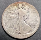 1916 OBVERSE S SEMI KEY DATE WALKING LIBERTY HALF DOLLAR