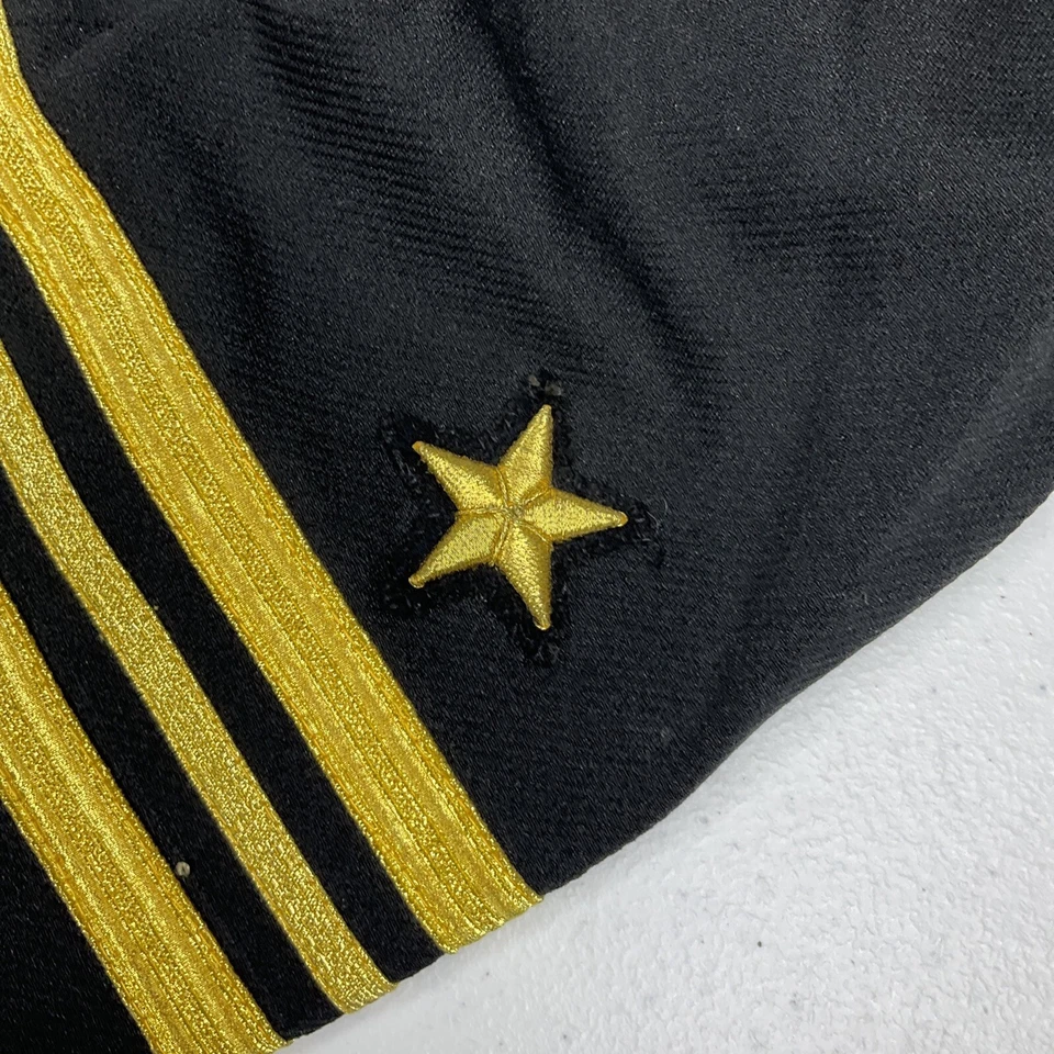 Weintraub Bros Patriot Chaqueta Negro Dorado Vestido Estrella 37R Foto 2 de 4