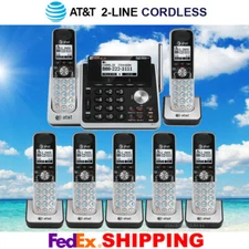 AT&T TL88102 / TL88202 2-LINE DECT 6.0 - 7 CORDLESS PHONE SYSTEM - BRAND NEW