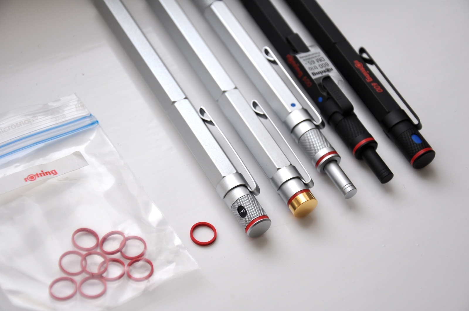 rOtring 600 and Newton - Der rote O-Ring ! The red O-Ring ! Spare Part ...