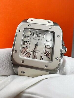 〇 Cartier Santos 100 MM 2878 ベルト FZ8164 Cartier Santos