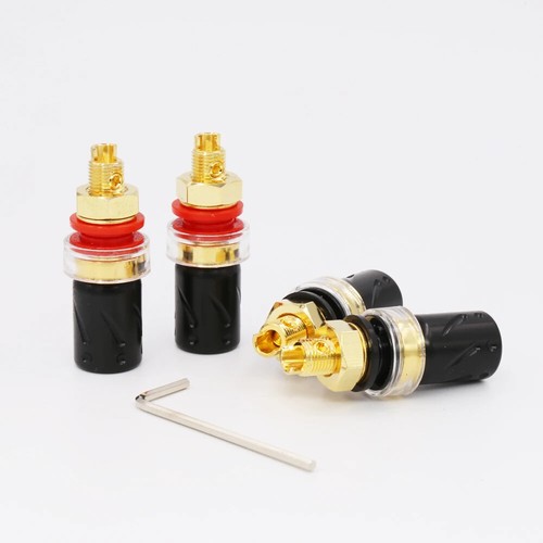 4 szt. Viborg BP603G Czysta miedź Pozłacany słupek wiążący hifi Głośnik Terminal - Zdjęcie 10 z 10